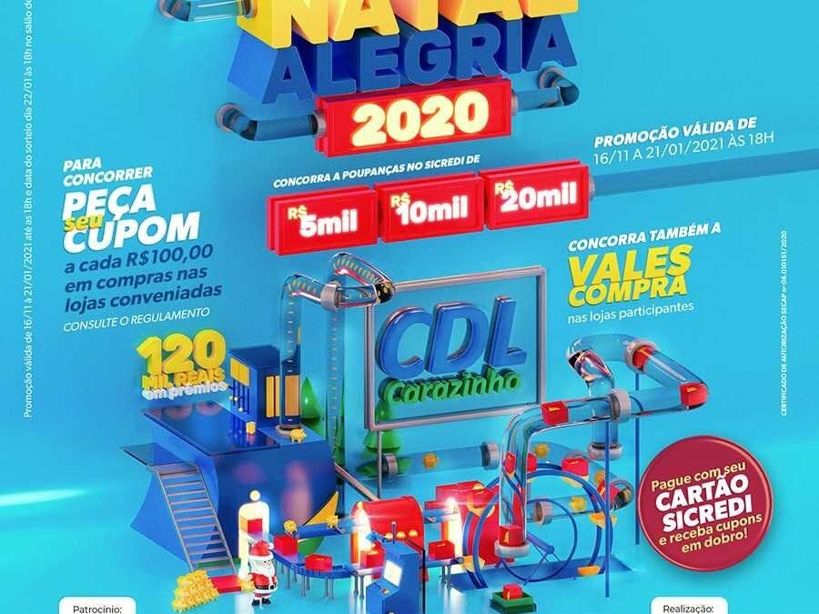 Ganhadores dos prêmios Natal Alegria 2020