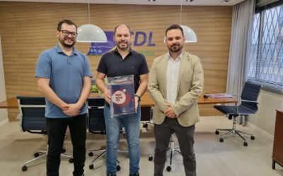 Novo Diretor da Ulbra Carazinho visita a CDL