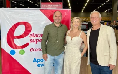 CDL Presente na inauguração da nova loja da Rede E-Supermercados