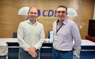 Presidente da CDL recebe novo Diretor da UPF Carazinho
