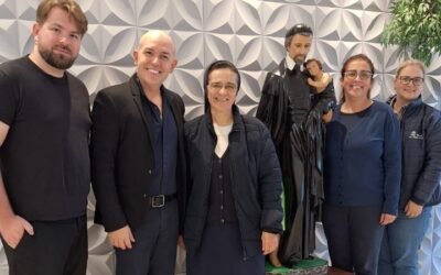 Organização do Homens na Cozinha realizaram uma visita ao Centro de Eventos do Recanto São Vicente de Paulo