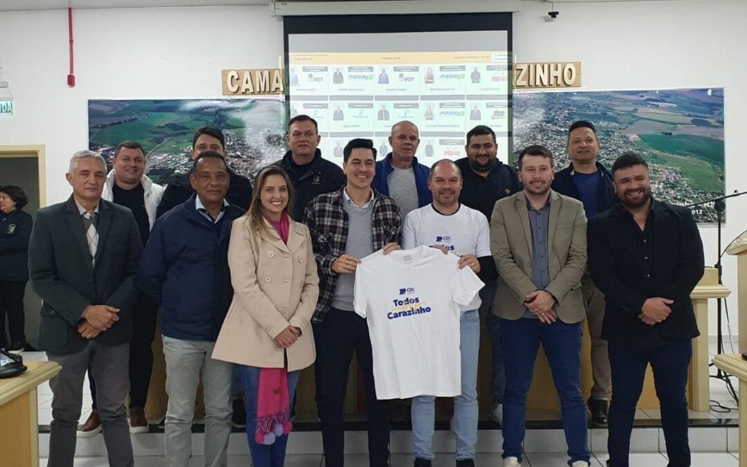 Presidente da CDL participa de Tribuna Livre na Câmara de Vereadores de Carazinho