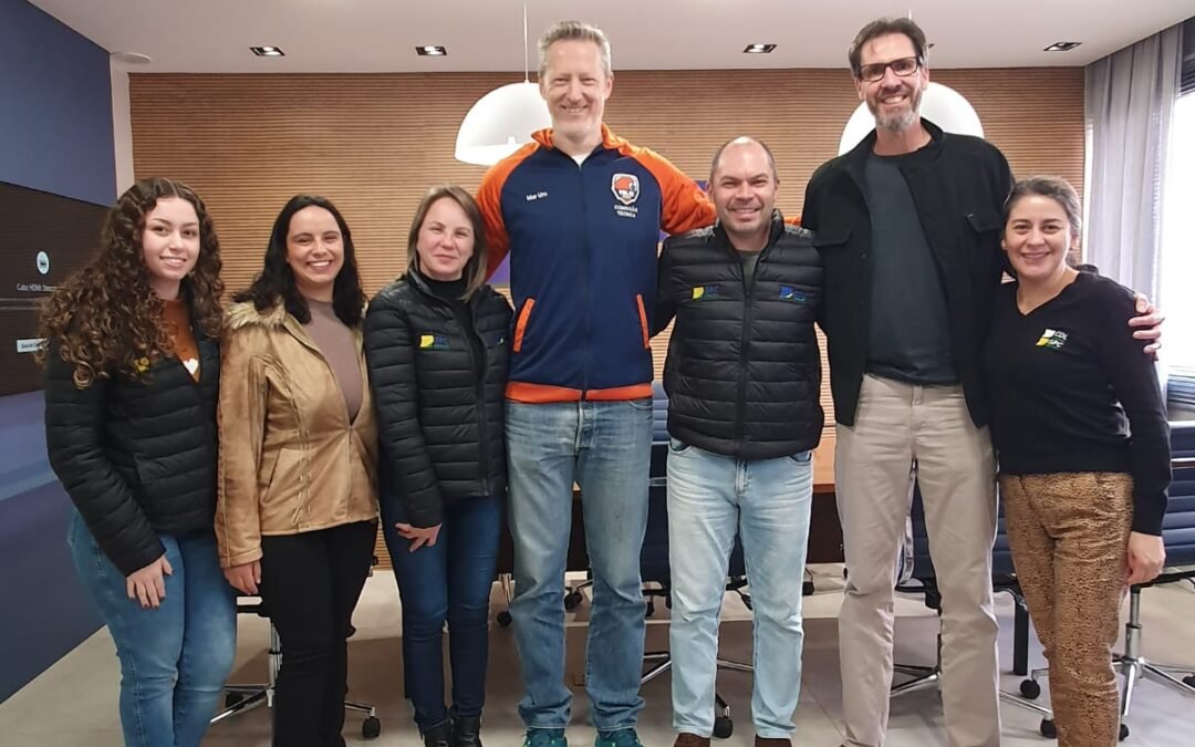 Gustavo Endres visita CDL Carazinho