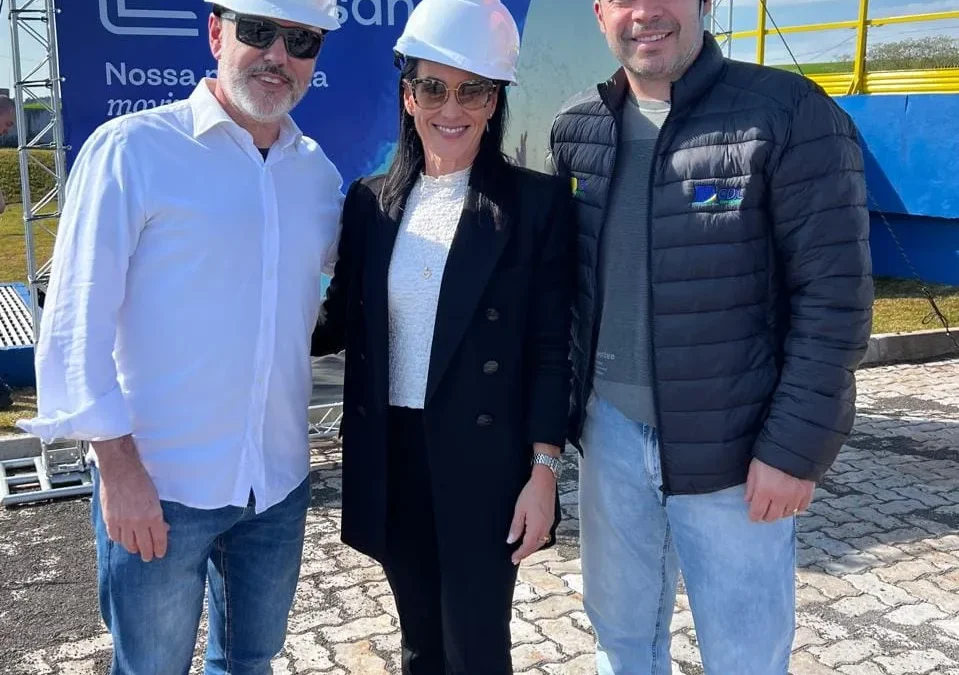 CDL presente na inauguração da ampliação da Estação de Tratamento de Esgoto em Carazinho