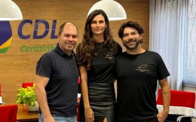 Organizadores do Festival de Cinema de Carazinho visitam a CDL Carazinho