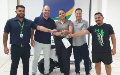 Entrega oficial do primeiro sorteio do Natal Alegria