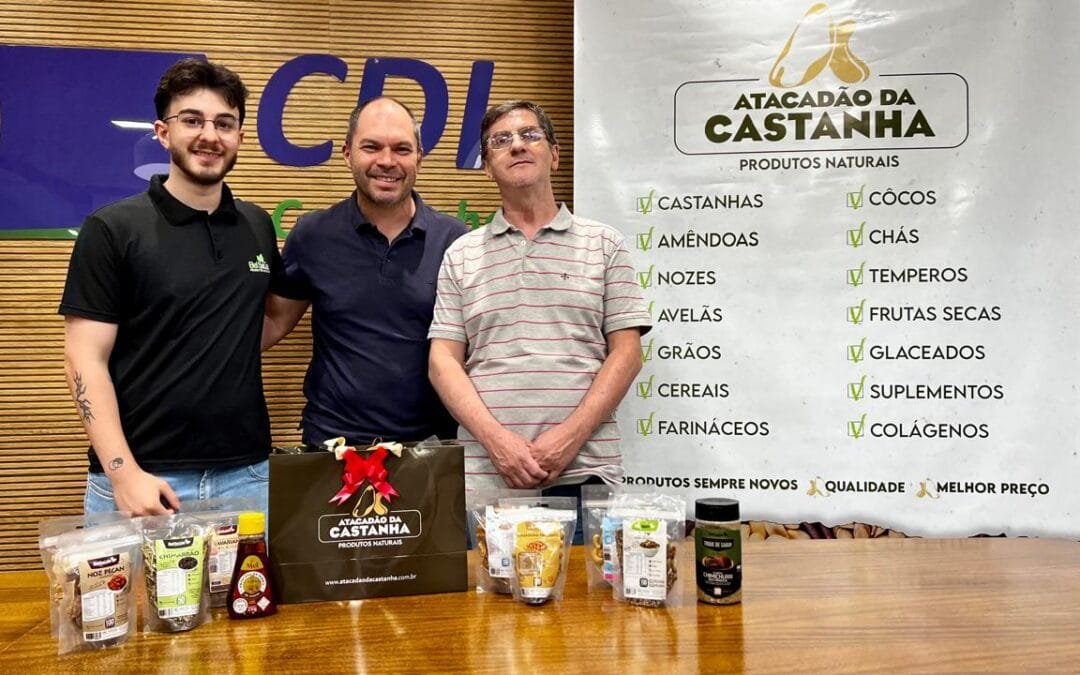 CDL firma parceria com o Atacadão da Castanha