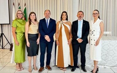 Diretoria da CDL prestigia posse da CDL Palmeira das Missões