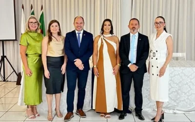 Diretoria da CDL prestigia posse da CDL Palmeira das Missões