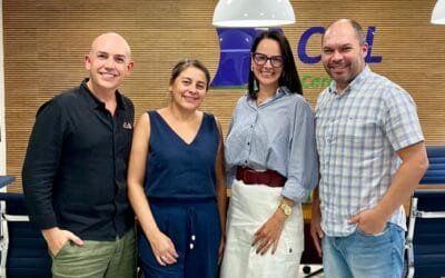 Reunião de planejamento para evento da CDL Mulher