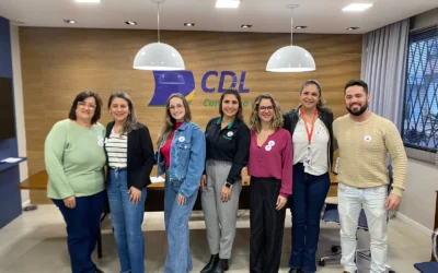 CDL recebe a equipe do Centro de Referência de Atendimento à Mulher de Carazinho